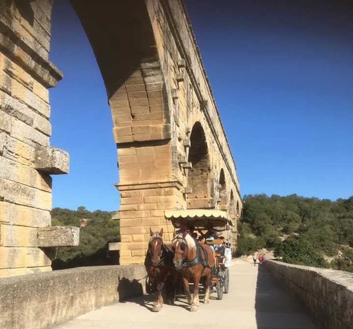 Bapteme en caleche à Arles, Le Pont du Gard, Uzes, Remoulins